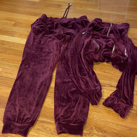 Fashion Nova Pants - Fashion Nova Terry Cloth Set with Metal Hardware